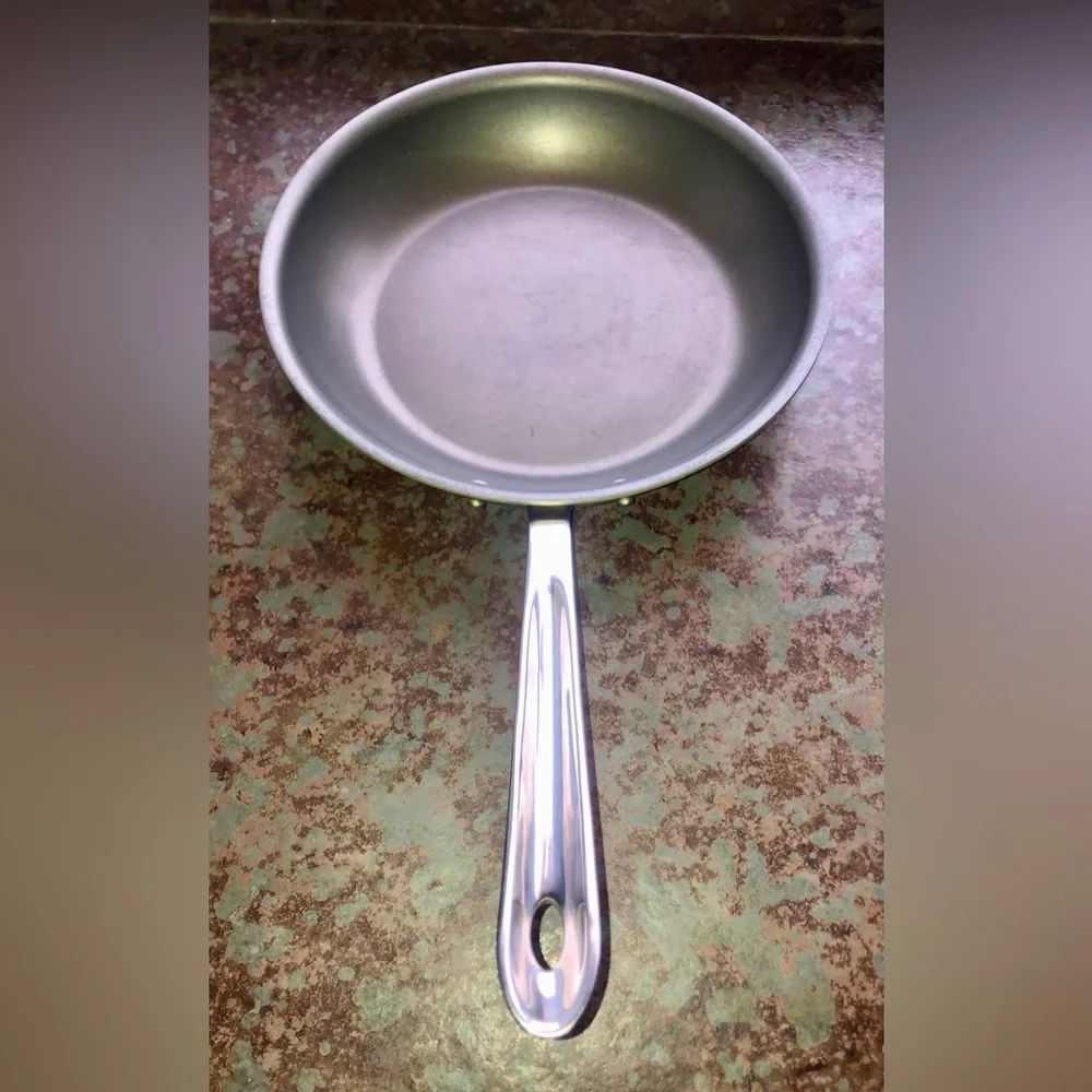 All-Clad D5® Stainless-Steel Pro Nonstick Omelette Fry Pan - 10” - Picture 4 of 12